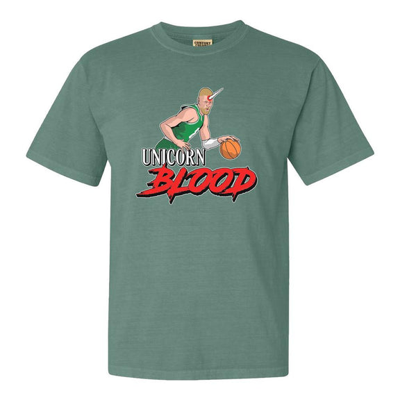 Unicorn Blood Tee-T-Shirts-Pardon My Take-Green-S-Barstool Sports
