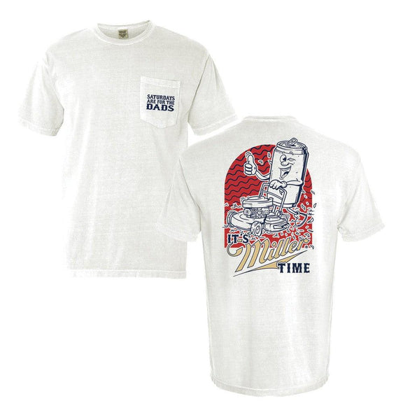 It's Miller Time x SAFTD Tee-T-Shirts-Barstool Chicago-White-S-Barstool Sports