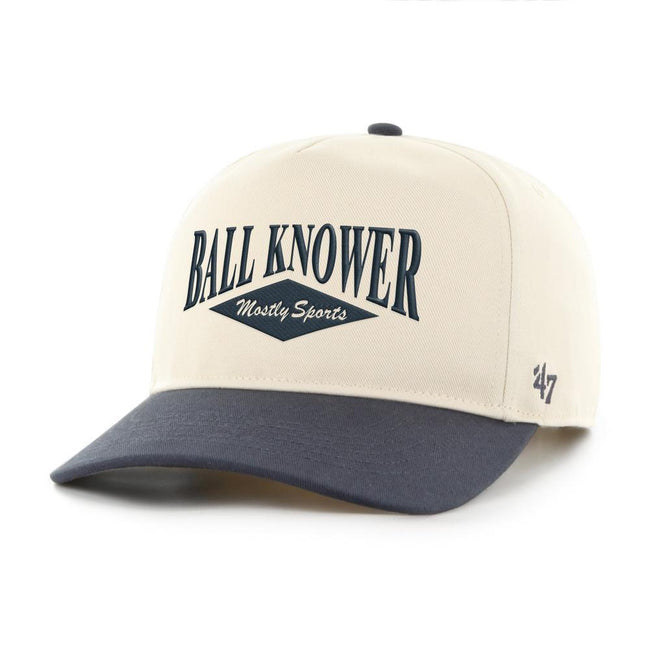 Ball Knower Diamond '47 HITCH Snapback Hat-Hats-Mostly Sports-Navy-One Size-Barstool Sports