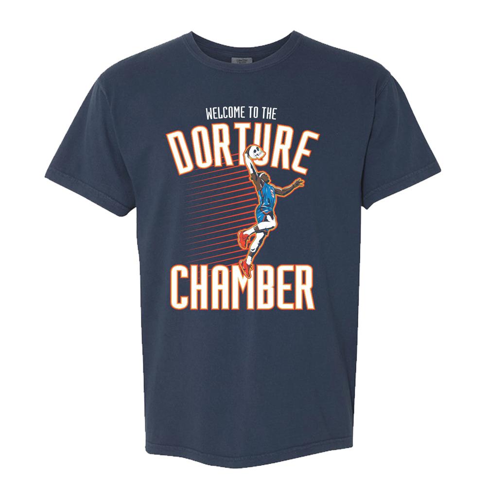 Dorture Chamber Tee-T-Shirts-Pardon My Take-Navy-S-Barstool Sports
