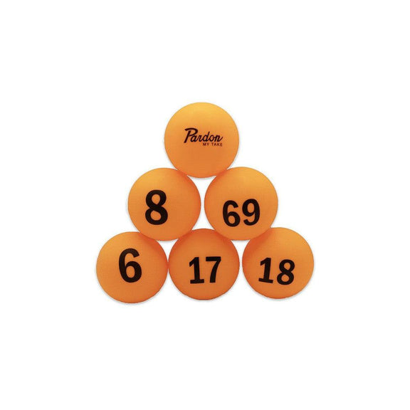 Pardon My Take Lottery Balls-Accessories-Pardon My Take-Orange-One Size-Barstool Sports